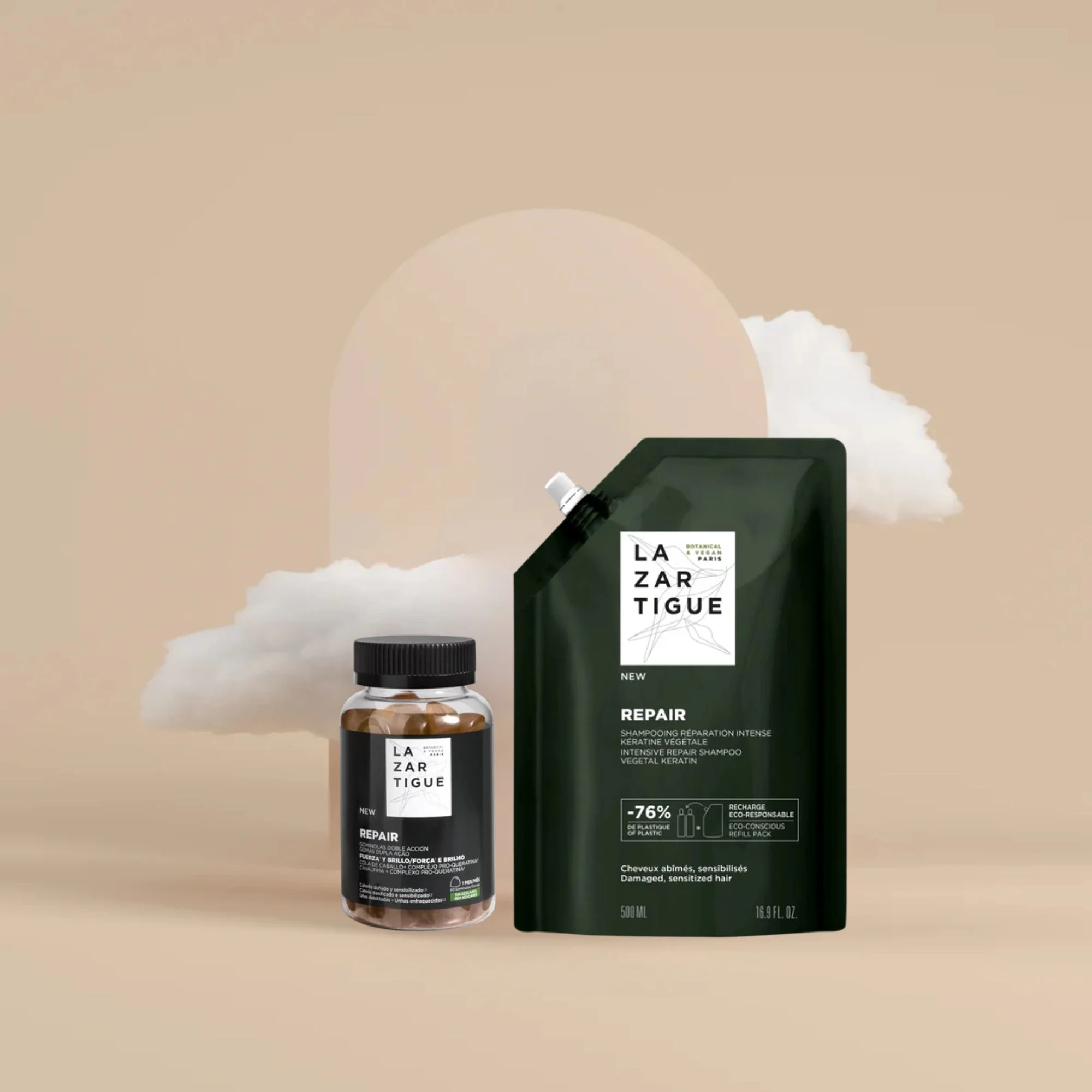 Duo Repair (recharge shampoing & gummies)