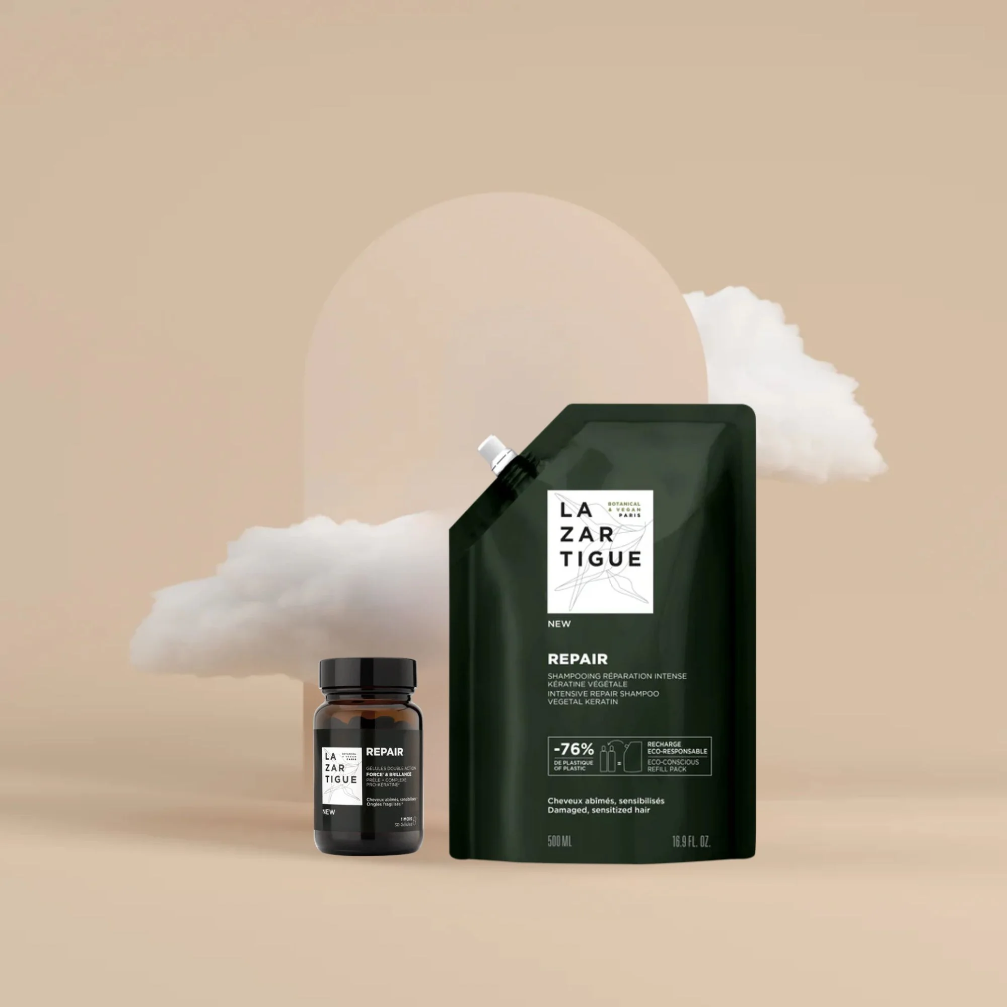 Duo Repair (recharge shampoing & gélules)