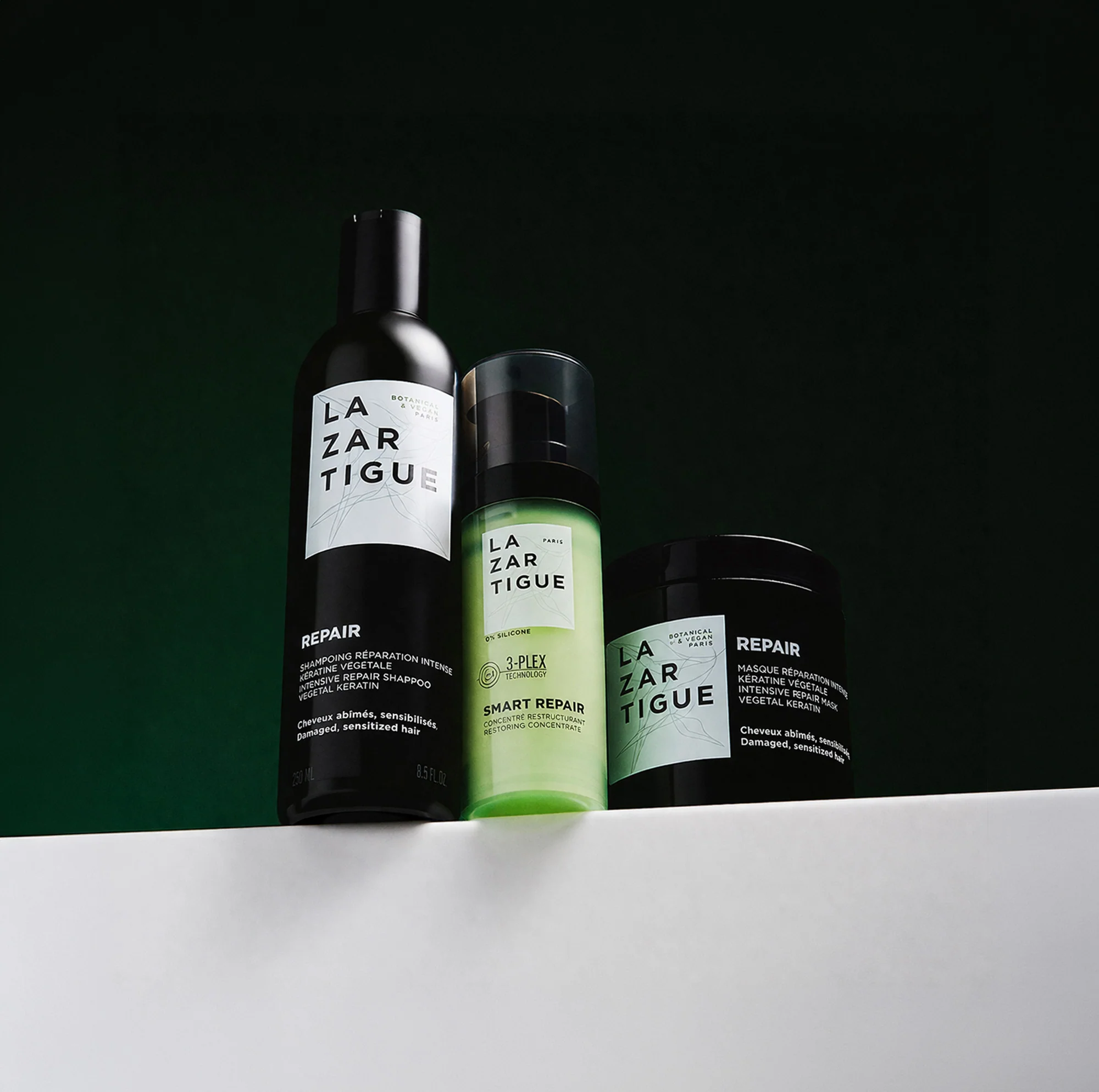 Trio Repair (Shampoing + Masque + Concentré restructurant)